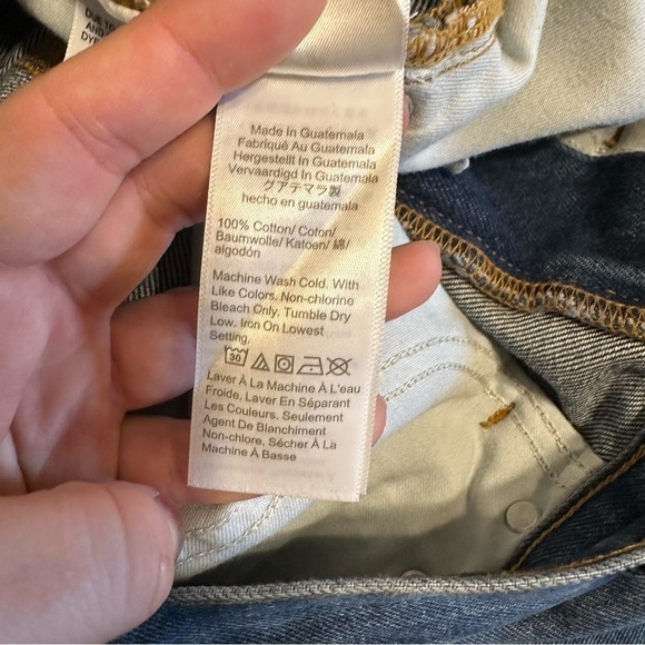 J. Crew Slouchy Boyfriend Jean in Barn Wash Distressed Denim Size 26 - Picture 8 of 9